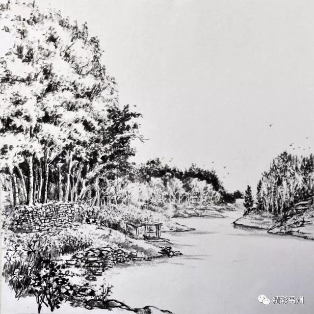美醉!禹州西部山区的深秋写生作品 美醉!禹州西部山区的深秋写生作品