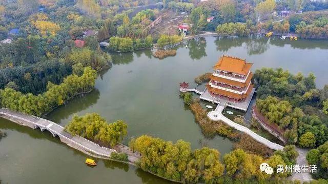 魏全河镜头的那水、那河、那湖 航拍禹州颍河景观带 魏全河镜头的那水、那河、那湖 航拍禹州颍河景观带