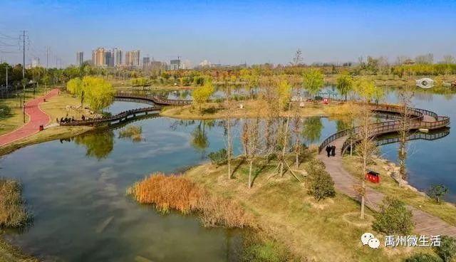 魏全河镜头的那水、那河、那湖 航拍禹州颍河景观带 魏全河镜头的那水、那河、那湖 航拍禹州颍河景观带