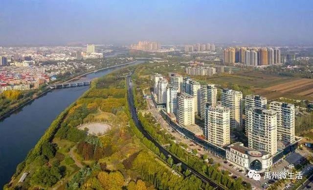 魏全河镜头的那水、那河、那湖 航拍禹州颍河景观带 魏全河镜头的那水、那河、那湖 航拍禹州颍河景观带