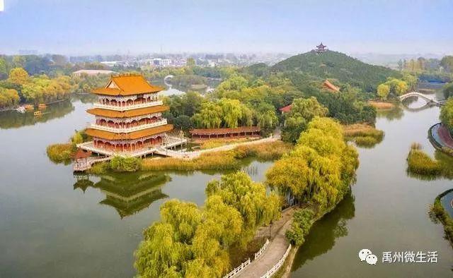 魏全河镜头的那水、那河、那湖 航拍禹州颍河景观带 魏全河镜头的那水、那河、那湖 航拍禹州颍河景观带