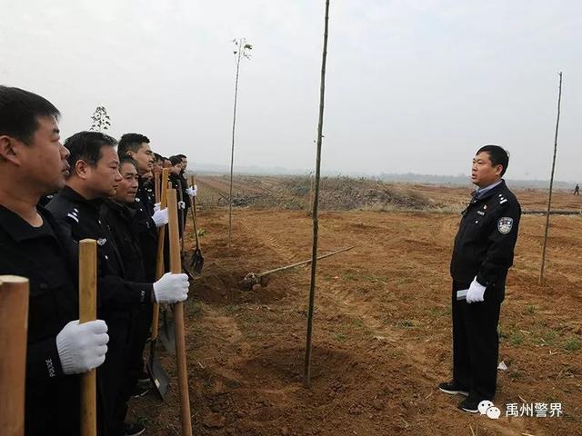 11月22日禹州市公安局组织参加义务植树活动 11月22日禹州市公安局组织参加义务植树活动