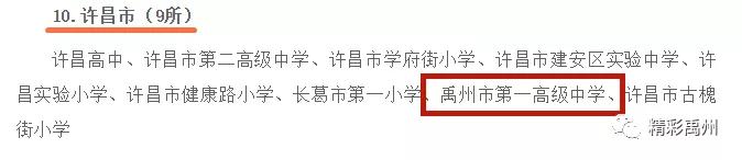 全省首批标杆校园,禹州榜上有名! 全省首批标杆校园,禹州榜上有名!