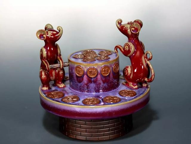 钧瓷生肖鼠:金鼠闹春,“鼠”谁最精彩? 钧瓷生肖鼠:金鼠闹春,“鼠”谁最精彩?