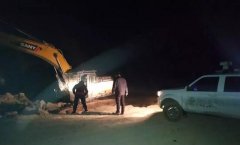 禹州这个地方偷挖矿山资源，没想到半夜执法大队来了....