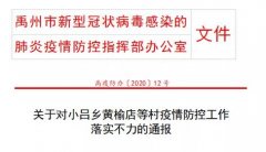 因抗疫工作不力，禹州市两个行政村一个单位被通报