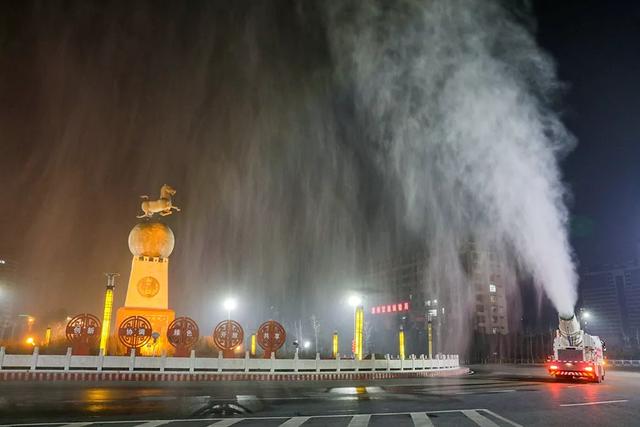深夜,禹州降下一波人工幸福雨 深夜,禹州降下一波人工幸福雨