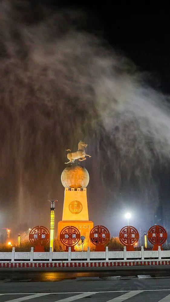 深夜,禹州降下一波人工幸福雨 深夜,禹州降下一波人工幸福雨