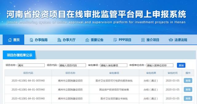 投资7.1亿!禹州市立医院即将开建! 投资7.1亿!禹州市立医院即将开建!