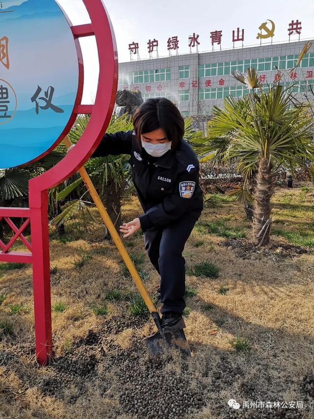 禹州市森林公安局:绽放芳华 栽种希望 禹州市森林公安局:绽放芳华 栽种希望