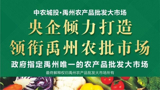 疫情结束后禹州农产品批发大市场将迎来大爆发!成为投资新宠! 疫情结束后禹州农产品批发大市场将迎来大爆发!成为投资新宠!