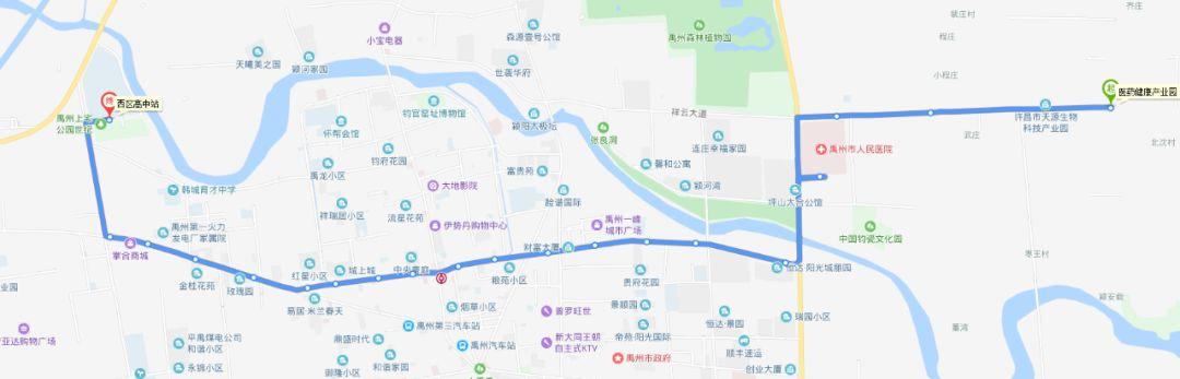 2020禹州最新城区公交线路大全 2020禹州最新城区公交线路大全