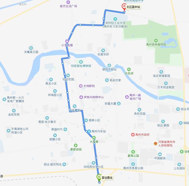 2020禹州最新城区公交线路大全 2020禹州最新城区公交线路大全
