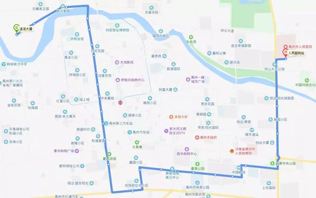 2020禹州最新城区公交线路大全 2020禹州最新城区公交线路大全