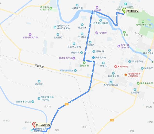 2020禹州最新城区公交线路大全 2020禹州最新城区公交线路大全