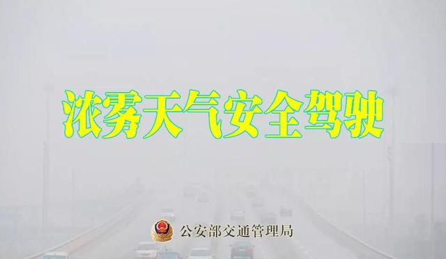 禹州公安交警温馨提示丨大雾来袭“雾”必当心! 禹州公安交警温馨提示丨大雾来袭“雾”必当心!