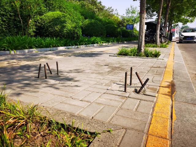 禹州北关新桥附近人行道上出现8根“异物”!路过的行人注意了 禹州北关新桥附近人行道上出现8根“异物”!路过的行人注意了