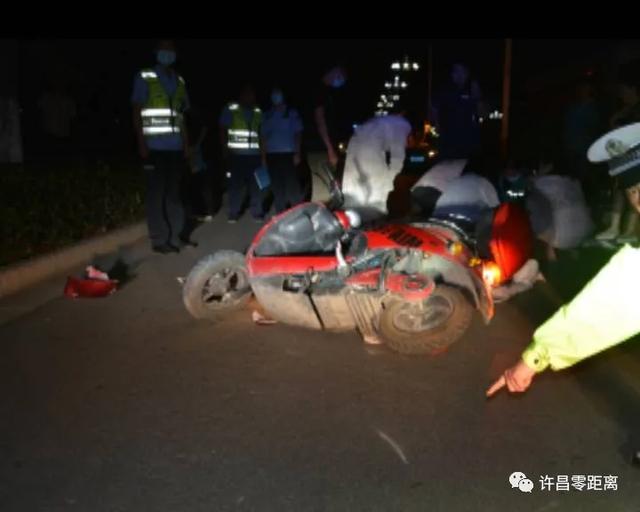 不带头盔的后果!事发禹州之东 一人当场死亡 不带头盔的后果!事发禹州之东 一人当场死亡