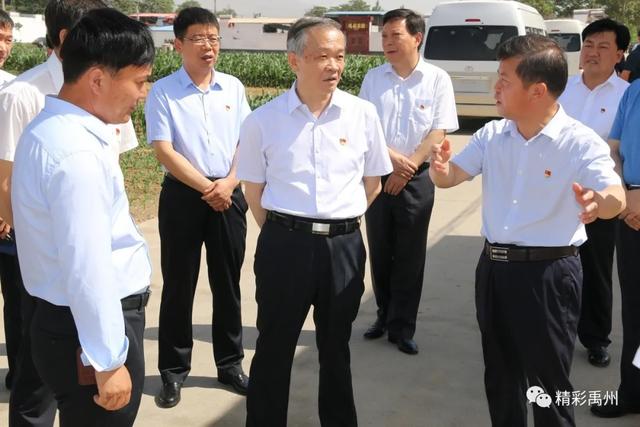 许昌市委书记胡五岳调研禹州“三夏”生产和防汛工作 许昌市委书记胡五岳调研禹州“三夏”生产和防汛工作