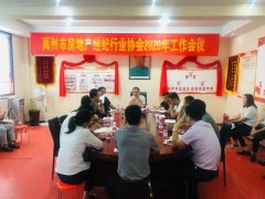 禹州市房地产经纪行业协会举办2020年度上半年总结会议