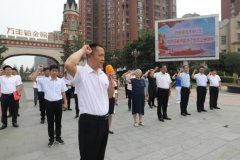 禹州市政府办公室联合共驻共建单位开展庆祝建党99周年系列活动
