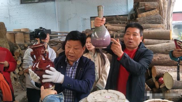 禹州神垕古镇直播间全程直播锦丰源柴烧钧窑开窑仪式！