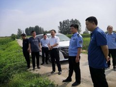 禹州市防汛抗旱应急指挥部领导 调研地灾防治工作