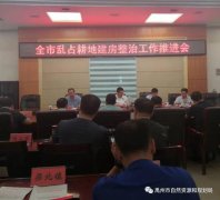 禹州市扎实推进乱占耕地建房整治工作