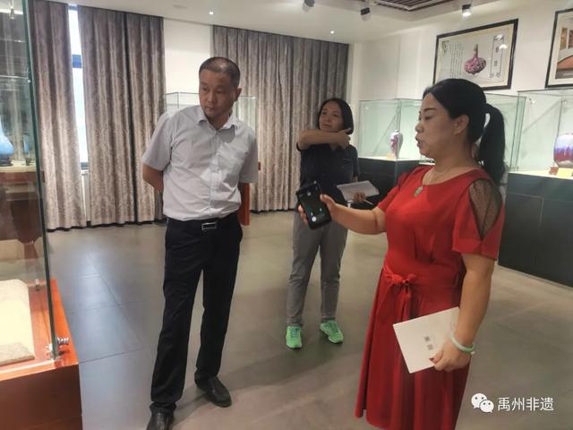 省文旅厅考核组对禹州市九个展示传习示范馆进行评审 省文旅厅考核组对禹州市九个展示传习示范馆进行评审