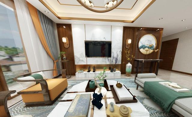 禹州一品装饰建业中式装修设计效果图 禹州一品装饰建业中式装修设计效果图