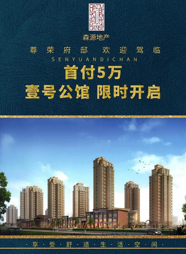 禹州森源壹号公馆购准现房首付仅需五万!5100元/m²起 禹州森源壹号公馆购准现房首付仅需五万!5100元/m²起
