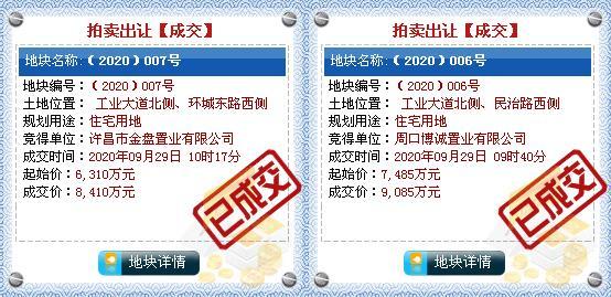 禹州2宅地网拍现竞争博群置业首次进入,信友集团再落一子 禹州2宅地网拍现竞争博群置业首次进入,信友集团再落一子