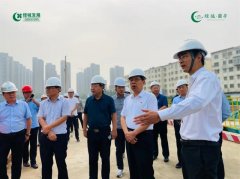 禹州市委书记黄河一行莅临绿城蘭亭工地！