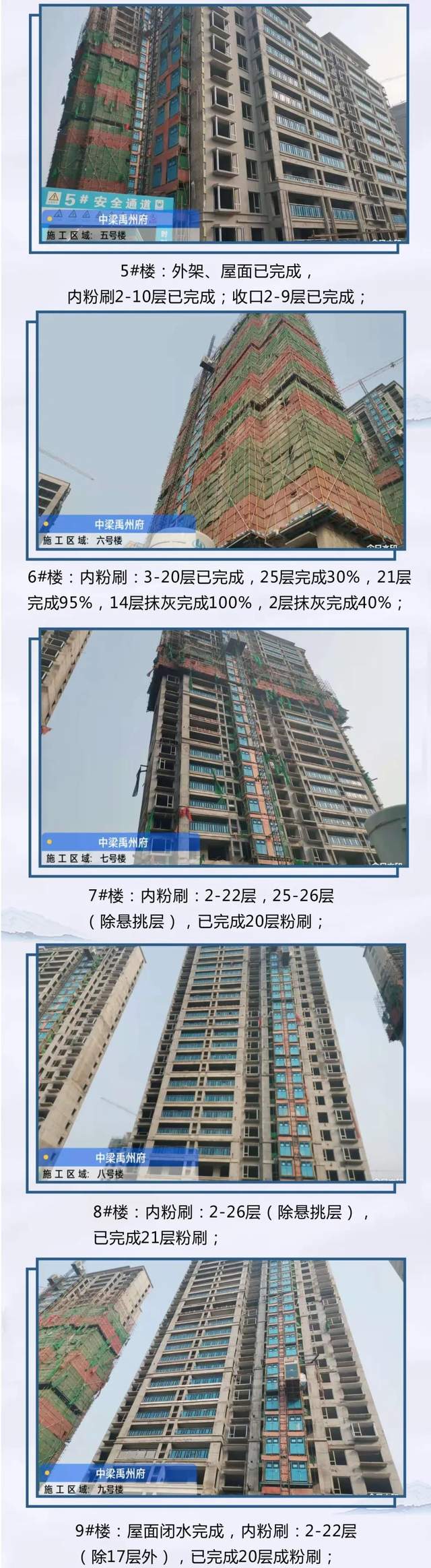 中梁禹州府11月工程播报 时光凝筑美好,家音如约而至 中梁禹州府11月工程播报 时光凝筑美好,家音如约而至