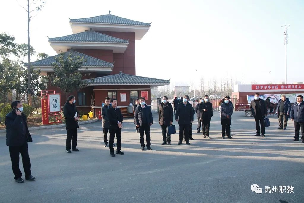 禹州中专迎接商丘市睢县职教中心来校参观交流