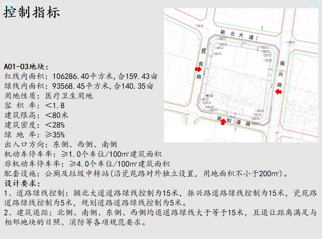 禹州市西区A01-03地块 控制性详细规划调整批前公示