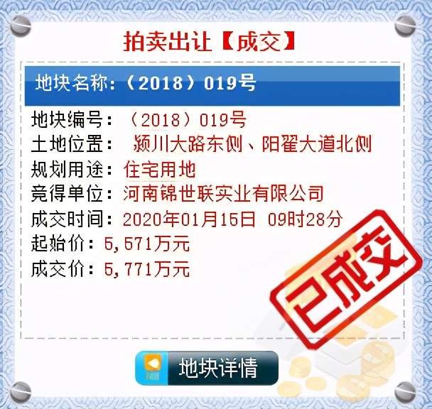 近13亿！2020年禹州拍卖出让住宅用地15宗