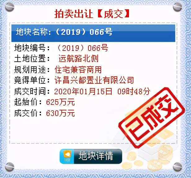 近13亿！2020年禹州拍卖出让住宅用地15宗