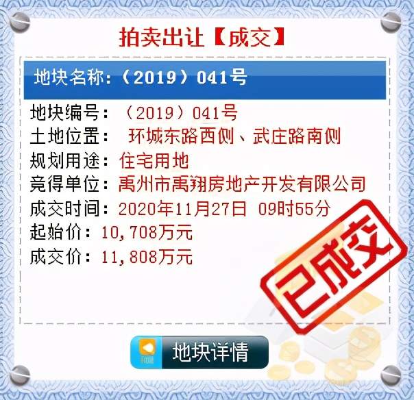 近13亿！2020年禹州拍卖出让住宅用地15宗