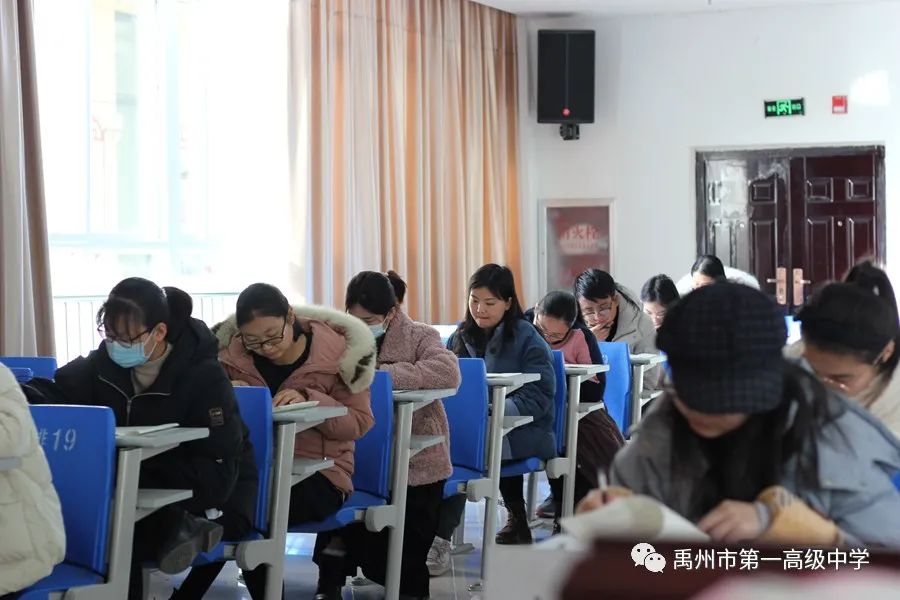许平济联考开考，禹州一高师生同步答卷