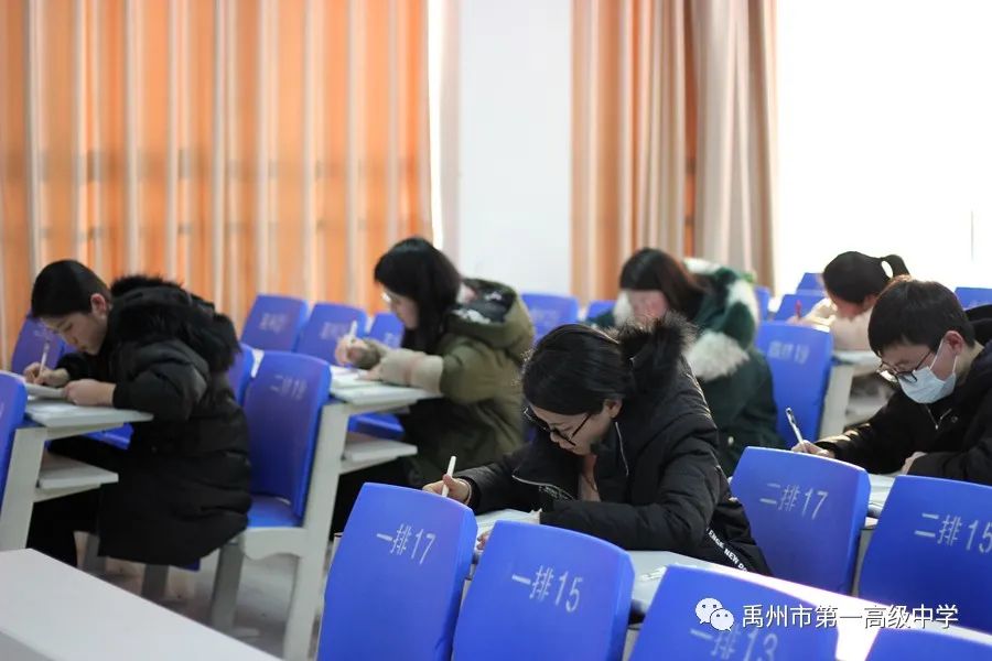 许平济联考开考，禹州一高师生同步答卷