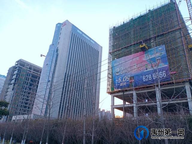 禹州颍川大厦2月份工程进度
