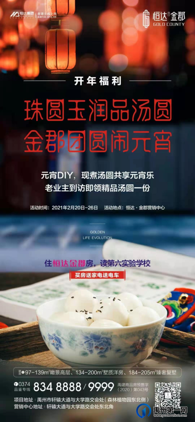 禹州恒达金郡元宵DIY 现煮汤圆共享汤圆乐