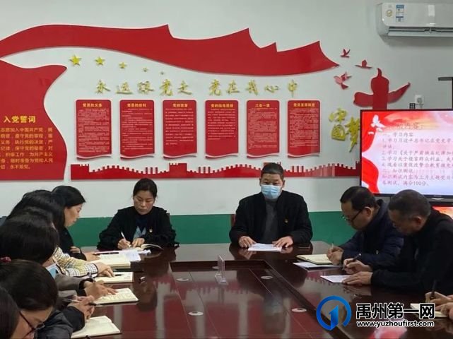 禹州颍川办寨子小学联合支部举行3月份主题党日活动 禹州颍川办寨子小学联合支部举行3月份主题党日活动