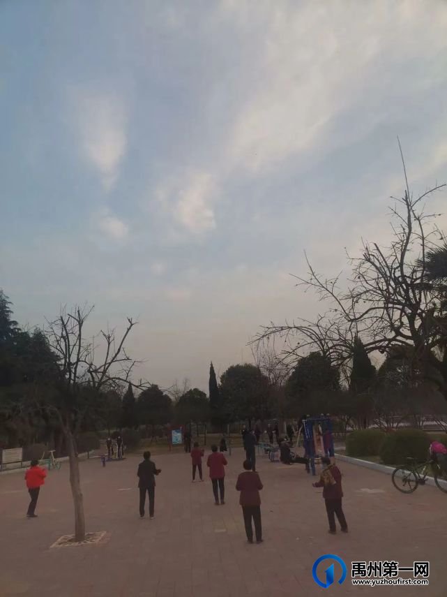 晨游听颍园 晨游听颍园