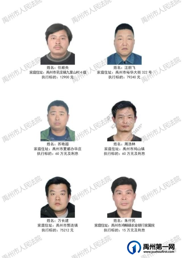 禹州2021年第二批失信被执行人!你认识哪位?附:名字、住址 禹州2021年第二批失信被执行人!你认识哪位?附:名字、住址