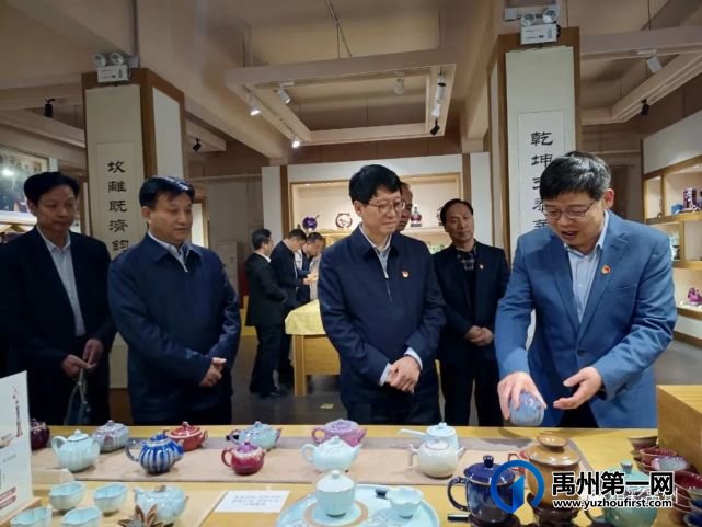 许昌市领导莅禹调研钧瓷文化产业发展情况 许昌市领导莅禹调研钧瓷文化产业发展情况