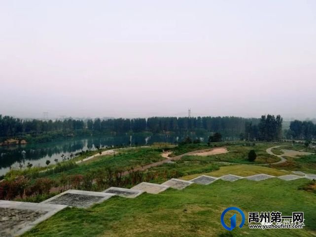 禹州颍河登善湖城市山地公园风光 禹州颍河登善湖城市山地公园风光