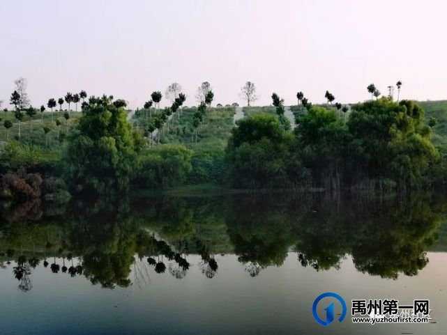 禹州颍河登善湖城市山地公园风光 禹州颍河登善湖城市山地公园风光