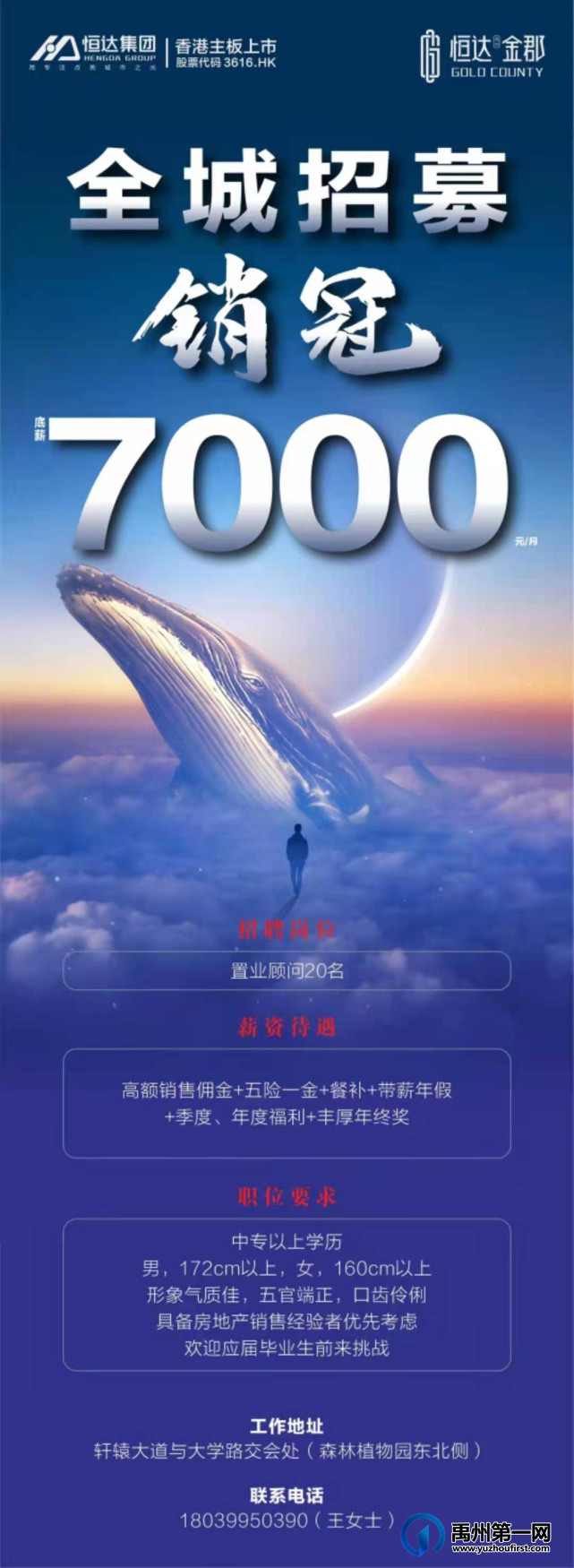 禹州恒达金郡全城招募销冠